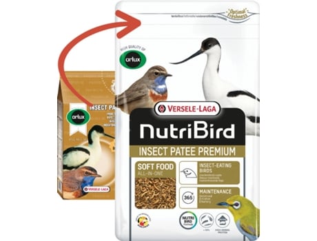 Ración para Pájaros VERSELE LAGA NutriBird Insect Patee Premium (500 g)