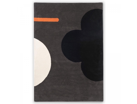 Alfombra ORLA KIELY Geo Flower (Negro - 120x180 cm)