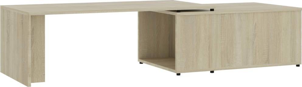 Mesa De Centro aglomerado color roble sonoma 150x50x35 cm madera contrachapada vidaxl 50 35 150