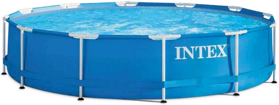 Piscina Tubular INTEX Metal Frame Desmontable (366x76cm - 6.503L - Acero y PVC)