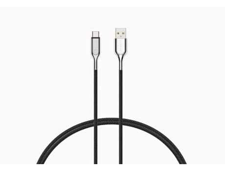 Cable Usb-C Inoxidable CYGNETT Acero Negro