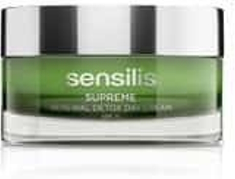 Sensilis Supreme Crema detoxificante y regeneradora con aceite moringa oleifera spf15 facial renewal dia spb 15 50