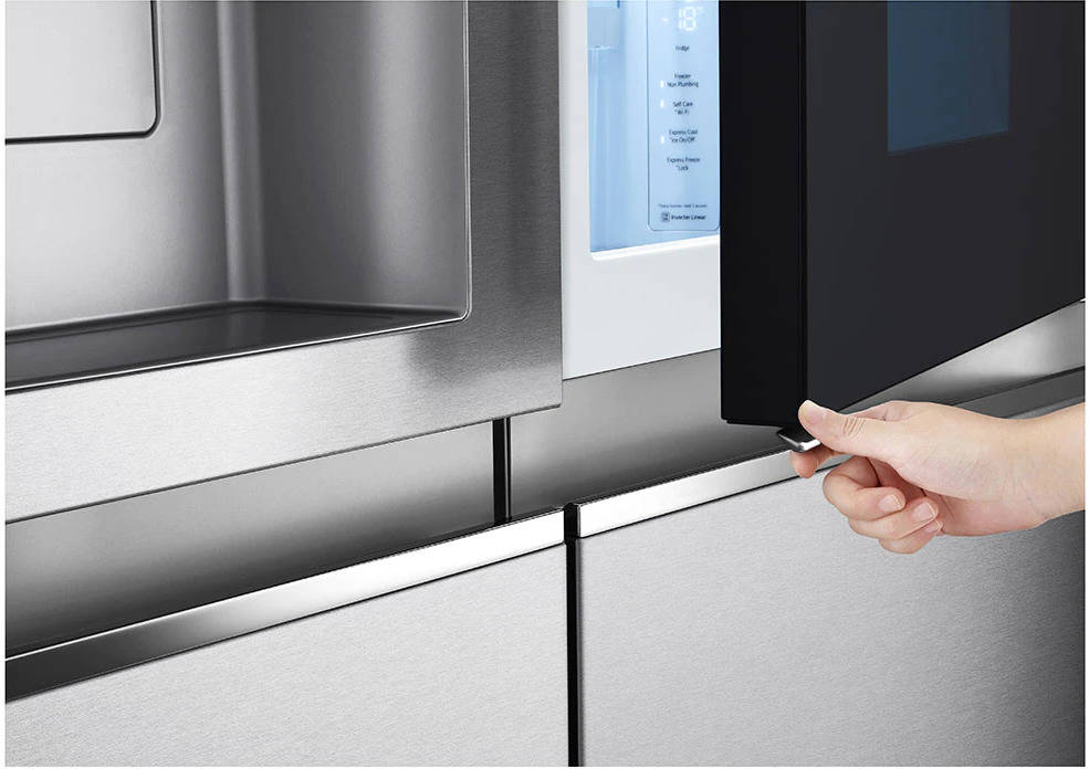 Frigorífico Americano LG GSXV90MBAE (No Frost - 179 cm - 615 L - Inox)