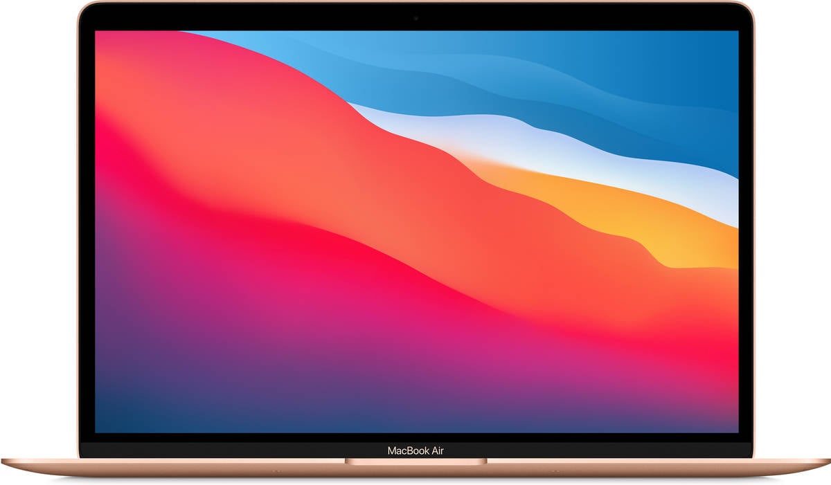 Macbook Air APPLE MGND3Y/A Dorado (13.3'' - Apple M1 - RAM: 8 GB - 256 GB SSD - Integrada)