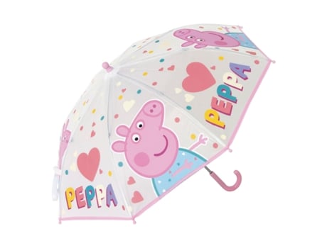 Paraguas Peppa Pig Having fun Rosa claro (Ø 80 cm)