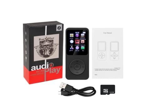 Lector MP3 OHPA MP-01B Negro 64G 