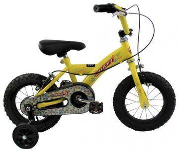 Bicicleta para Niños ORION 12'' (Edad Recomendada: 3-5 - Amarillo)