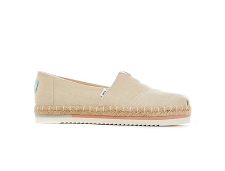 Alpargatas de Mujer TOMS Heavy Textil Beige (36)