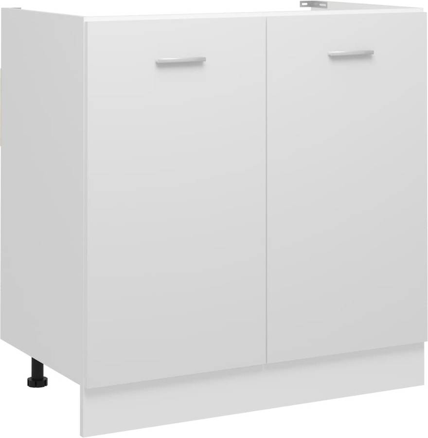 Armário Inferior VIDAXL Sink Bottom Cabinet 801196 (Madera - 80 x 46 x 81.5 cm)