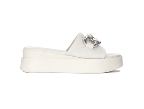 Chanclas TAMARIS Piel Blanco (41)