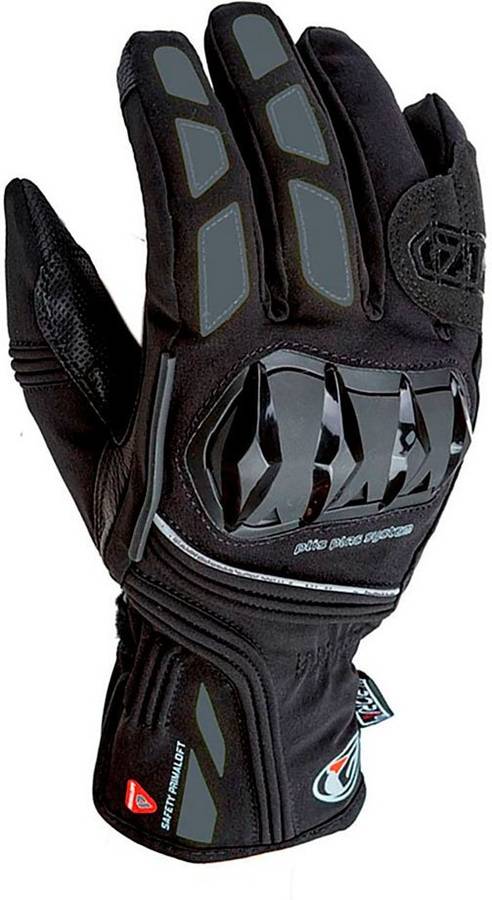 Guantes Unisex GARIBALDI Safety Plis Plas Negro para Motociclismo (XL)