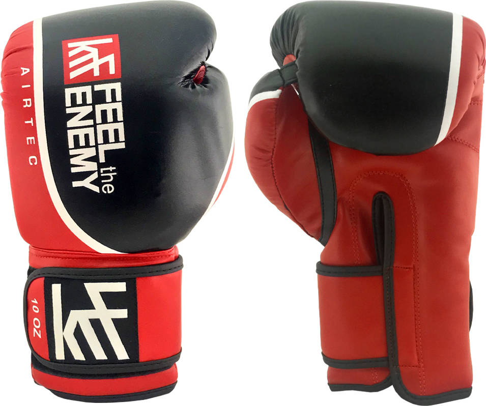 Krf Dc Guantes airtec reforzado rojonegro14oz venda boxeo adultos unisex 14 de feel the enemy multicolor 14oz