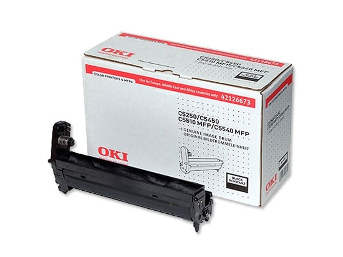 Tambor OKI 42126673 17000 Pág Negro para C5150n, 5250dn, 5250n, 5450dn, 5450n, 5500n, 5510 MFP, 5510n MFP, 5540 MFP