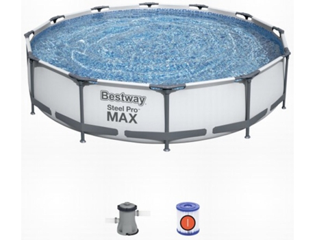 Piscina BESTWAY Steel Pro Max Frame blanco