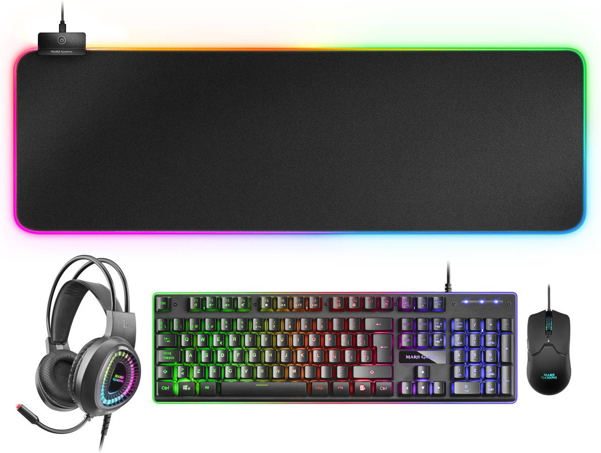 Bundle Gaming MARS GAMING MCPEXES (Teclado + Ratón)