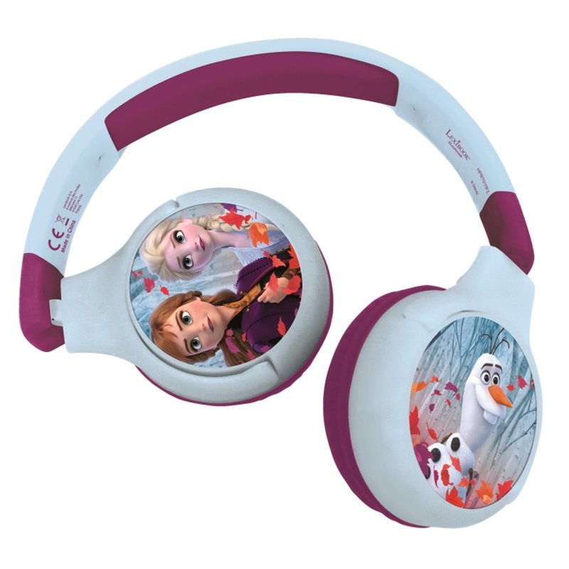 Cascos DISNEY inalámbricos BT confort Frozen para niños con potencia sonora limitada