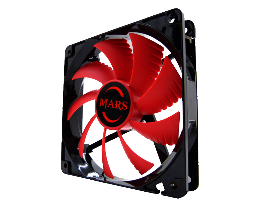 Ventilador PC MARS GAMING Fan MF12 12CM Led Rojo