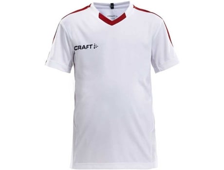 Camiseta de Hombre para Fútbol CRAFT Progress Contrast Blanco (158 / 164 cm)