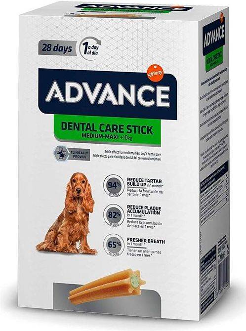 Advance Snacks Dental care stick para perro 720 gr pack 28 720g