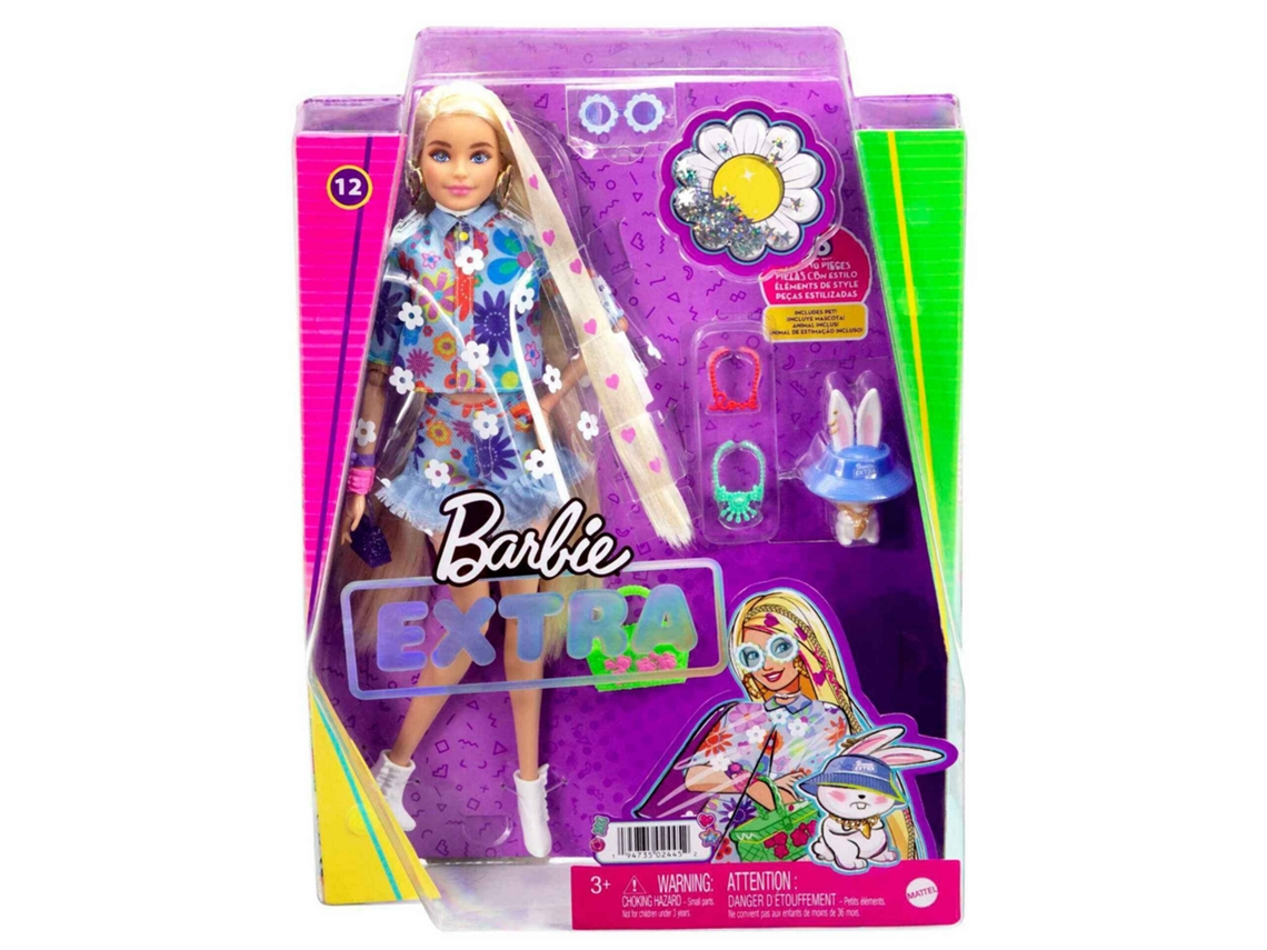 BARBIE Extra Flores Edad Minima 3 Anos 24 x 6 5 x 32 5 cm Worten.es