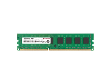 JetRam JM1600KLU-2G módulo de memoria 2 GB 2 x 8 GB DDR3 1600 MHz TRANSCEND