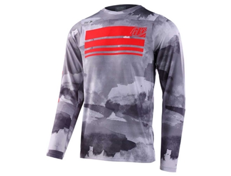 Jerseys TROY LEE DESIGNS Camisa De Enduro Manga Comprida Skyline Cinzento M Homem