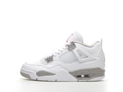 S/MARCA Zapatillas Retro de Hombre Nike Air Jordan Mid High Blanco (41)