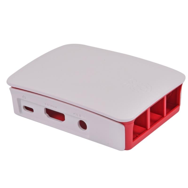 Caja RASPBERRY PI 3 Rojo y Blanco