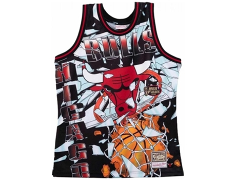 Camiseta de Hombre MITHCEL NESS Tirantes Nba Big Face Negro (S)