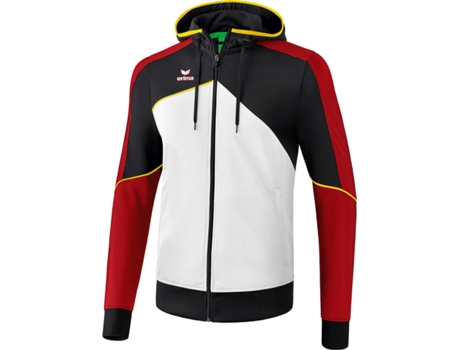 Chaqueta con Capucha ERIMA Premium One 2.0 (Blanco, Negro y Rojo - XXL)