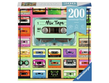 Puzzle RAVENSBURGER Moment: Mix Tape rompecabezas 200 pieza(s) Música