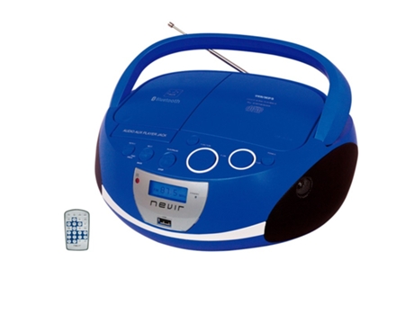 Radio Cd Nevir Nvr-480 Ub Azul Bluetooth