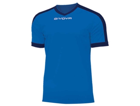 Camiseta de Hombre para Fútbol GIVOVA Revolution Poliéster Azul (M)