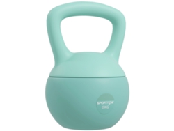 Kettlebell Plástico Arena Metálica Color Verde 19X19X28 Cm SPORTNOW