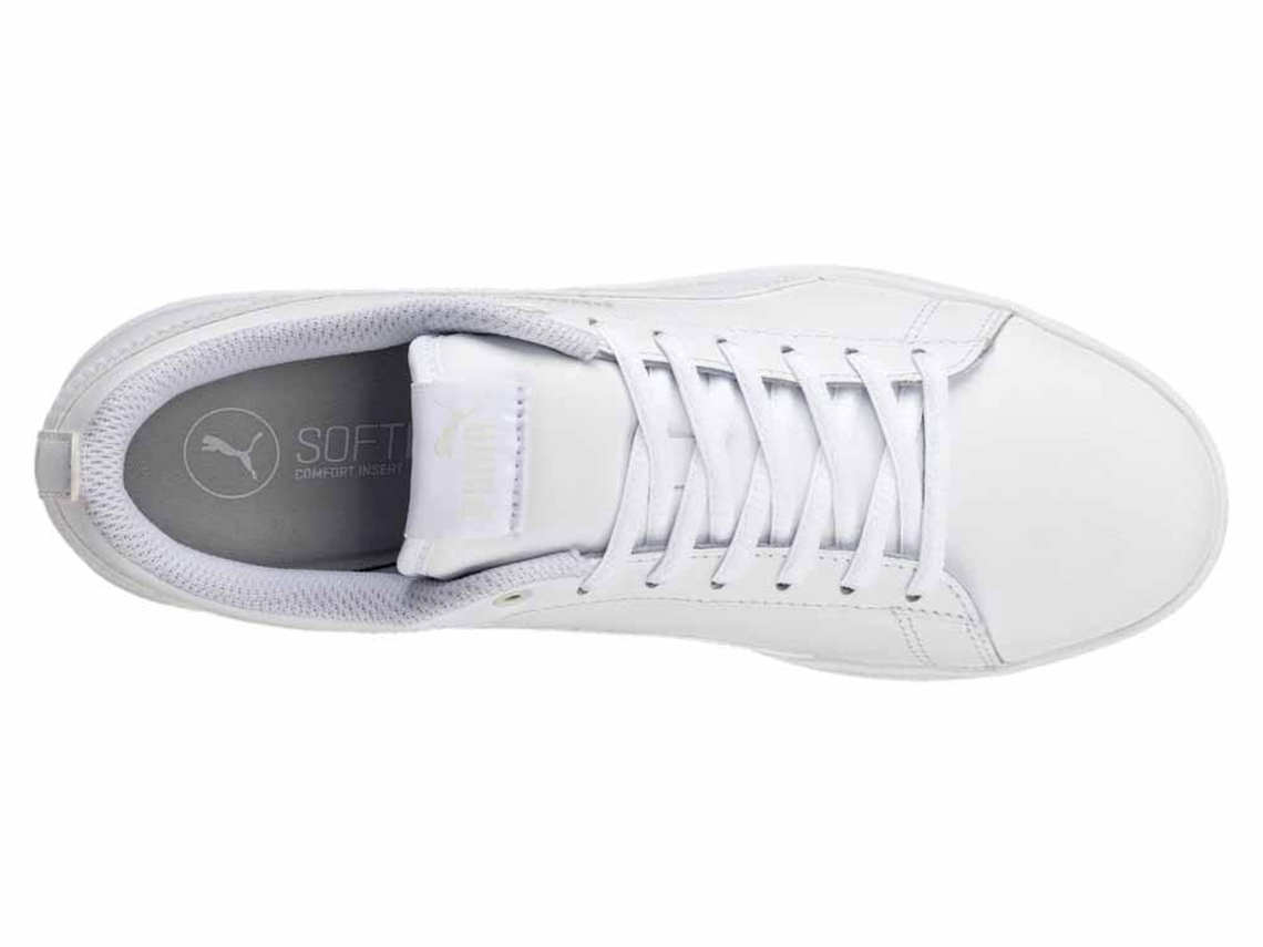 Zapatillas Mujer PUMA Smash v2 Leather Blanco