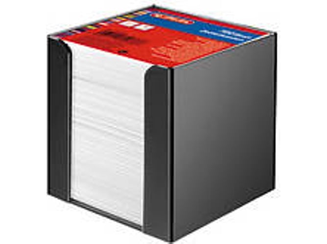 Herlitz Sheet Cube note box portatacos de escritorio negro archivador 1600360 9x9x9cm 700