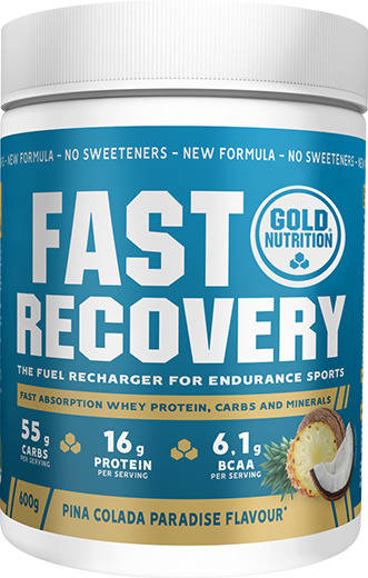 Proteína Whey GOLDNUTRITION Fast Recovery Piña Colada (Polvo Soluble - 600 gr)