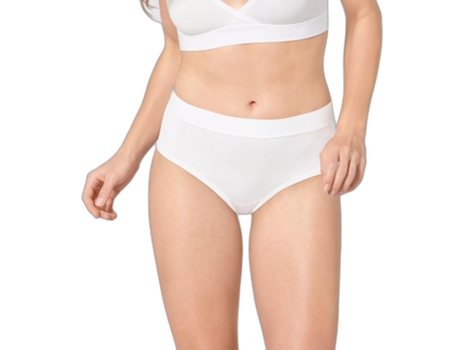 Bragas de Mujer SLOGGI Go Allround Maxi Blanco (Talla Única)