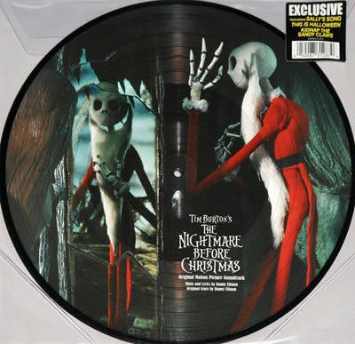 The Nightmare Before christmas lpvinilo picture vinilo danny elfman tim bowman 1cds