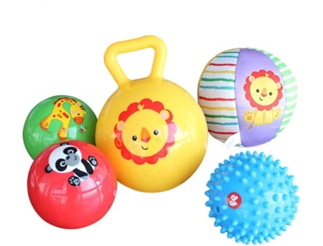 Sonajeros FISHER PRICE Primeras Pelotas de Bebé Fisher-Price (18 Meses - 30 x 10 x 26 cm)