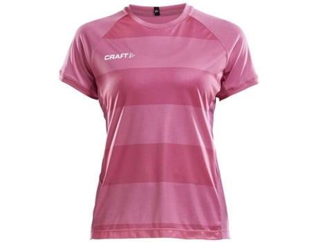 Camiseta de Mujer para Fútbol CRAFT Progress Graphic Rosa (S)