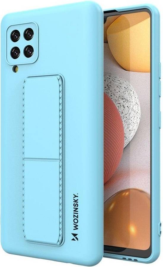 Carcasa Samsung Galaxy a42 5g lmobile silicona 63 azul funda soporte