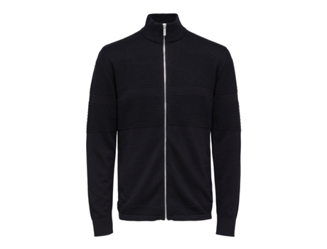 Cardigan para Hombre SELECTED (2XL - Negro)