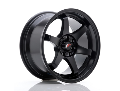 Llanta Japan Racing Jr3 15''X8 Et 25 4X100 4X108 Cb 73,1 Negro