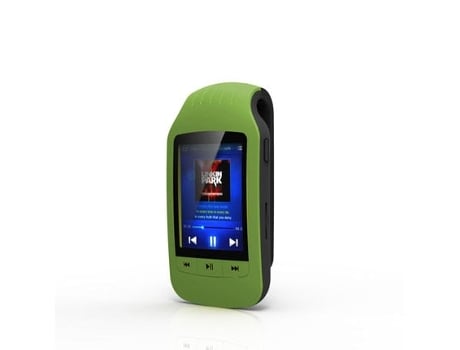 Reproductor Mp3 Bluetooth Deportes Podómetro Reproductor Fm Radio Pantalla LCD [Verde / 8Gb]