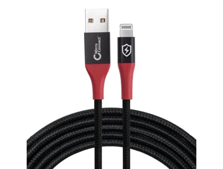 Cable Usb 1,5 M Usb a Lightning MICROCONNECT - Negro