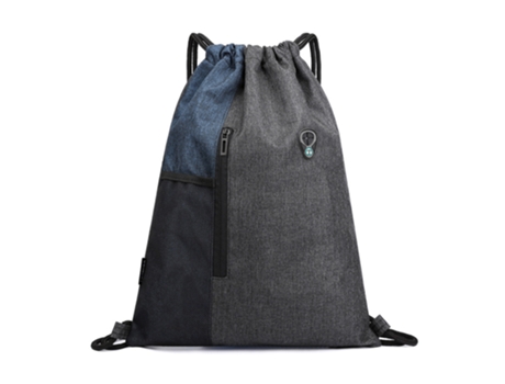 Mochila plegable y portátil (azul oscuro)