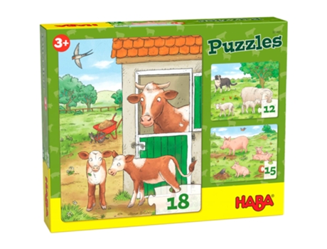 Puzzle HABA 305884 rompecabezas 18 pieza(s) Animales