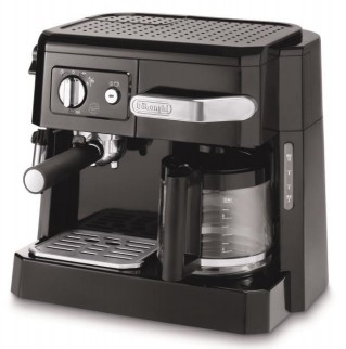 Cafetera DELONGHI BCO 411.B (15 bar - Café molido y en monodosis)