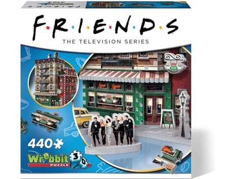 Puzzle 3d Friends central perk 440 piezas wrebbit edad minima 8